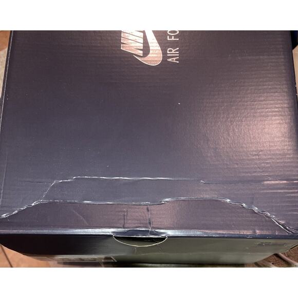 NIKE Air Force 1 AF1 Low Black Summit Nelly Mens Size 15 New Fast Shipping - Picture 10 of 11